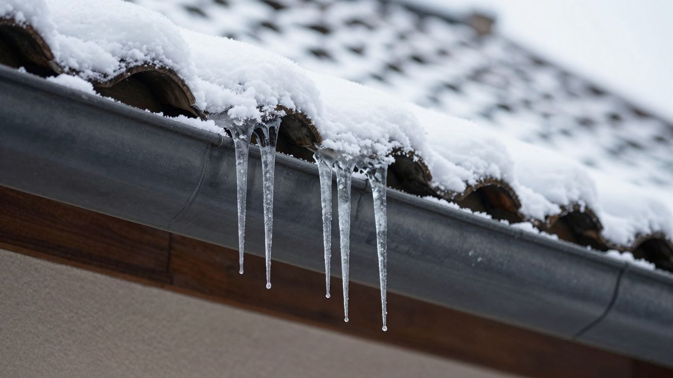 Tagrender om vinteren – sådan undgår du frost- og isskader på dit hus